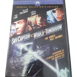 Sky Captain DVD Widescreen Sci-Fi Adventure Jude Law Gwyneth Paltrow J-Lo, 2004